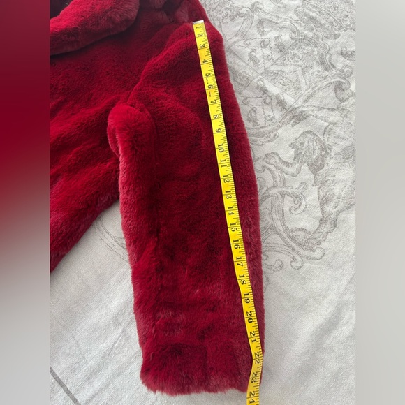 Sandro faux fur coat size L - Picture 10 of 11